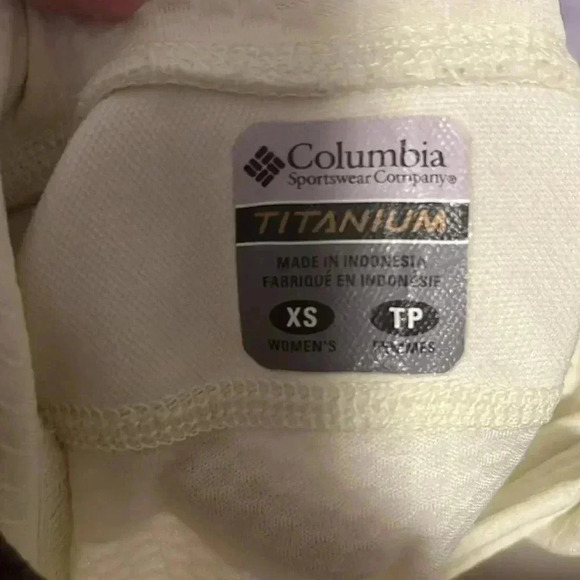 [XS]Columbia Titanium WMN Yellow Activewear 1/4 zipper PullOver TurtleNeck Shirt - Picture 7 of 7